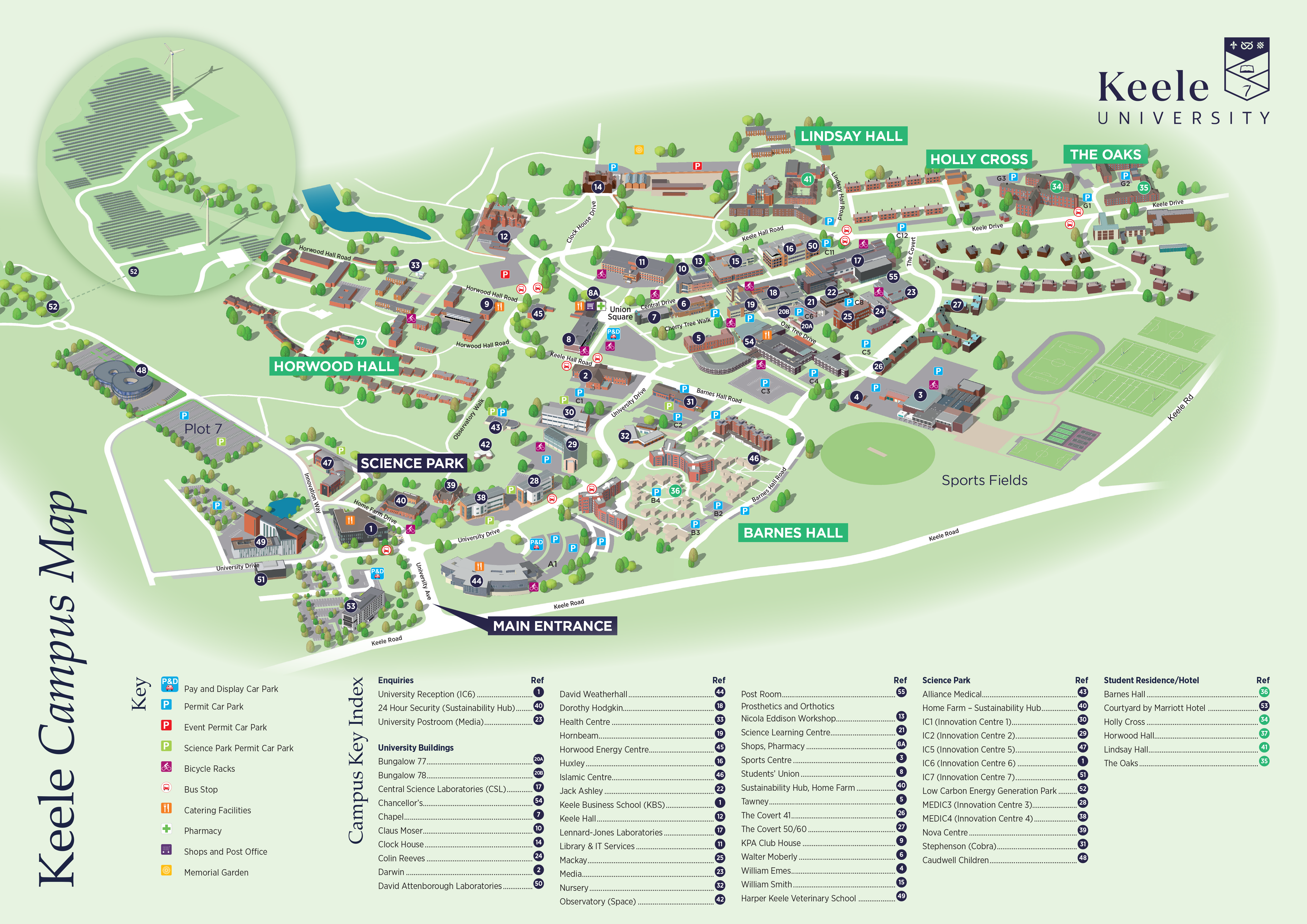 Keele Campus Map