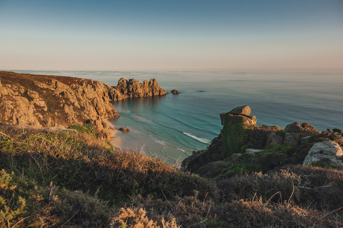 Cornish coastline and cove